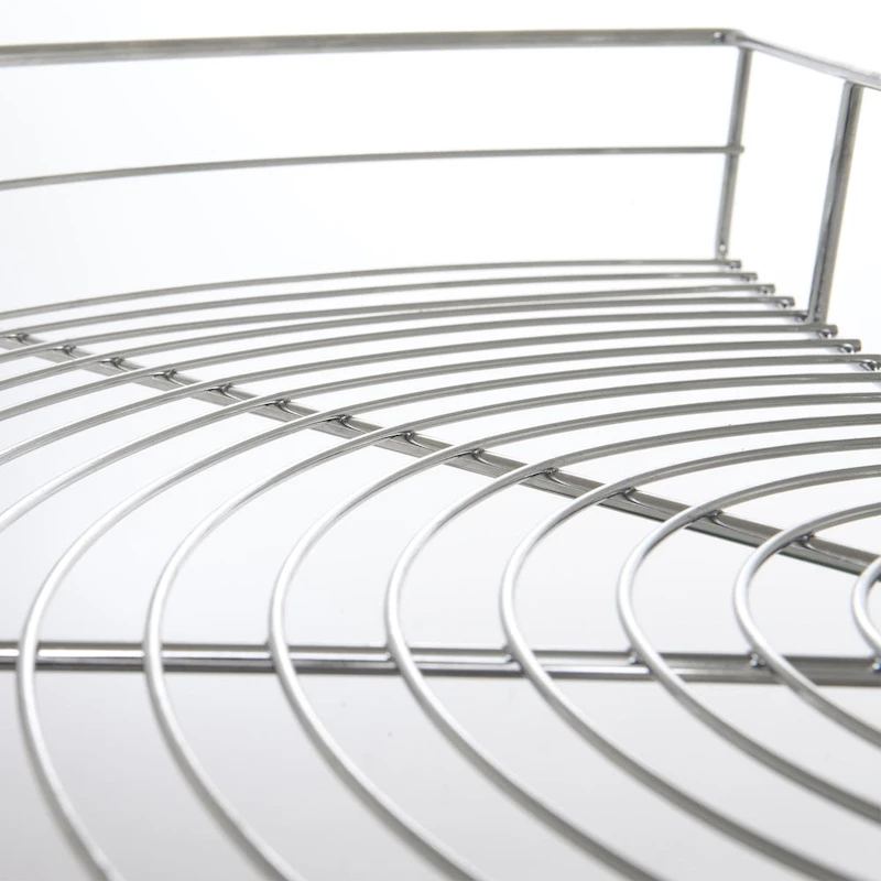 Dowell Lazy Susan 28 Diameter - 270 Degree Double Rack Stainless Steel