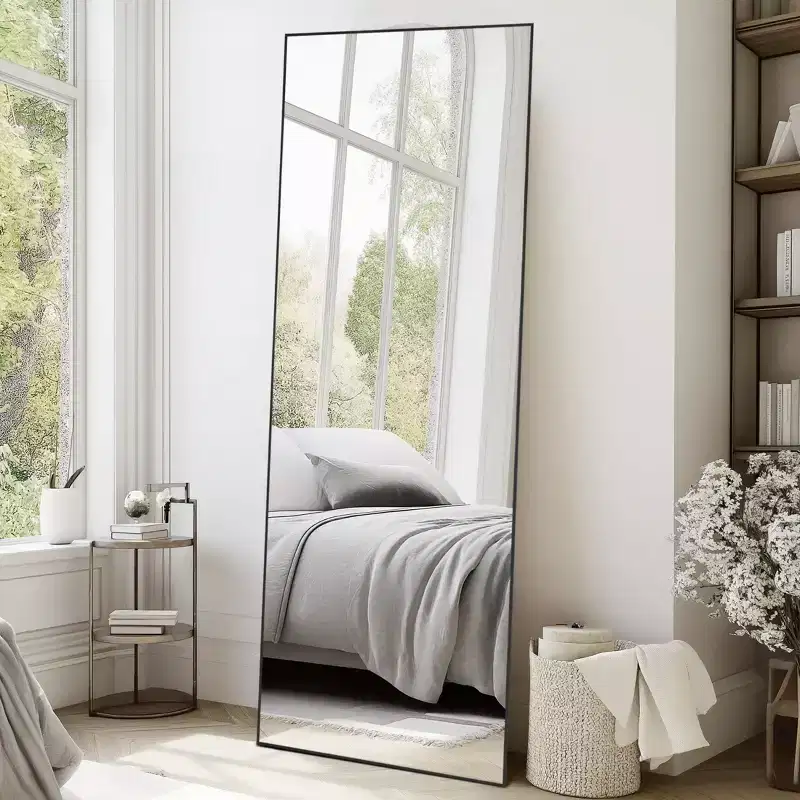 JIONJOY 71x26 Extra - Large Full - Length Mirror: Freestanding, Wall - Mountable, Lean - Against & Hanging Options for All Your Needs