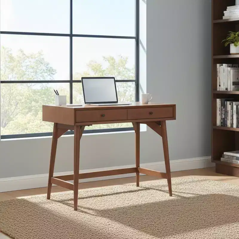Flynn Mini Desk, Chestnut