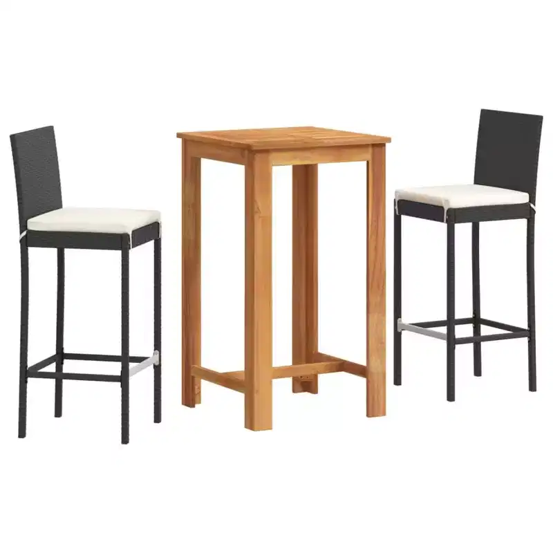 vidaXL Outdoor Bar Table and Stools Set and Options