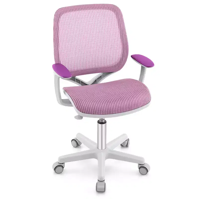 Kids Swivel Mesh Desk Chair Adjustable Height for Ages 6-15