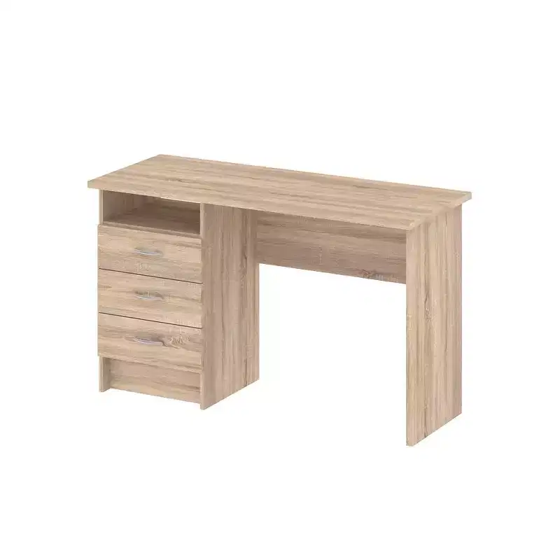 Tvilum, Whitman Desk with 3 Drawers, Oak Structure