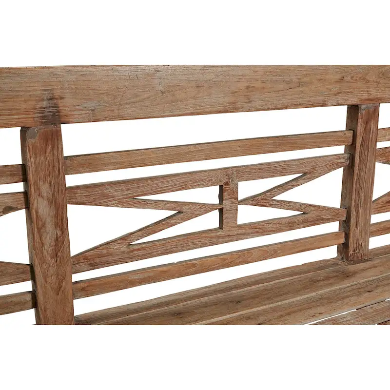 Antique Plantation Grown Teak Bench