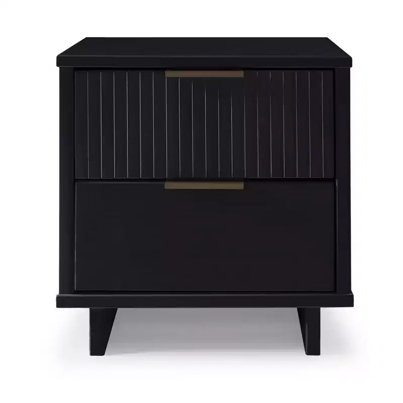 Granville Modern 2 Drawer Nightstand - Manhattan Comfort