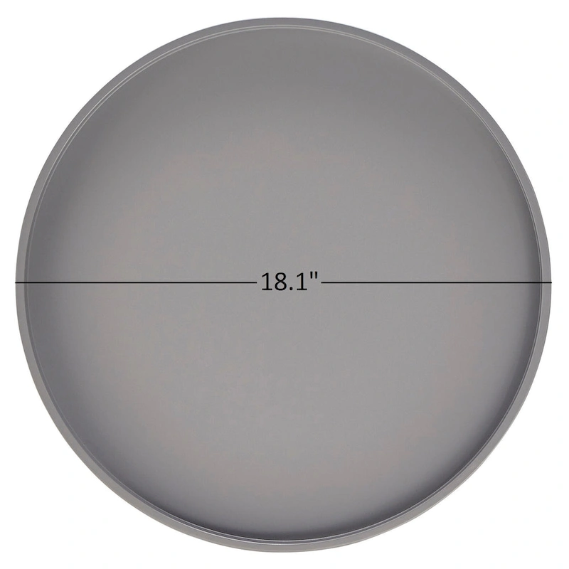 Marcella Paint-Dipped Round Tray-Top Side Table by iNSPIRE Q Modern