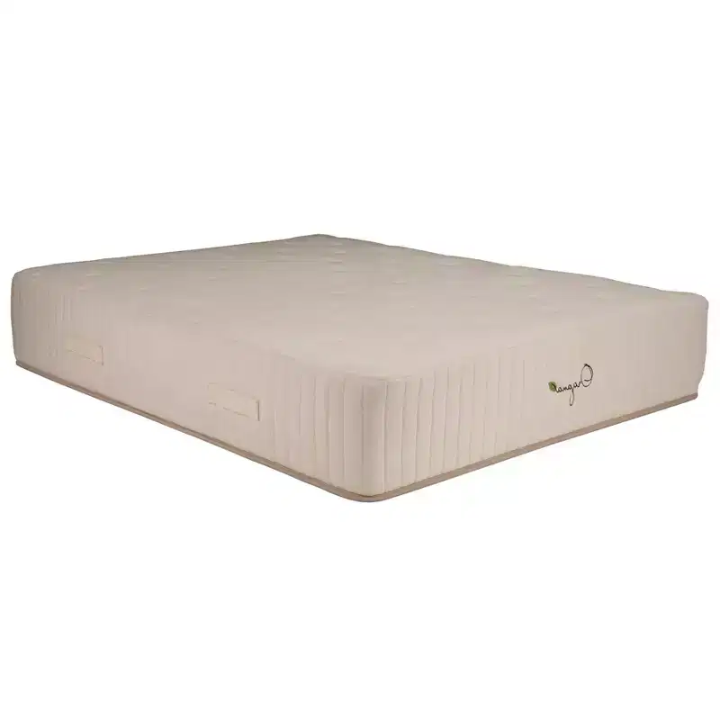 HomeStock Organa Super Plus 12 in. Latex Pocket Spring Mattress, Beige