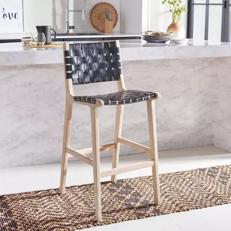 Leather Bar Stool