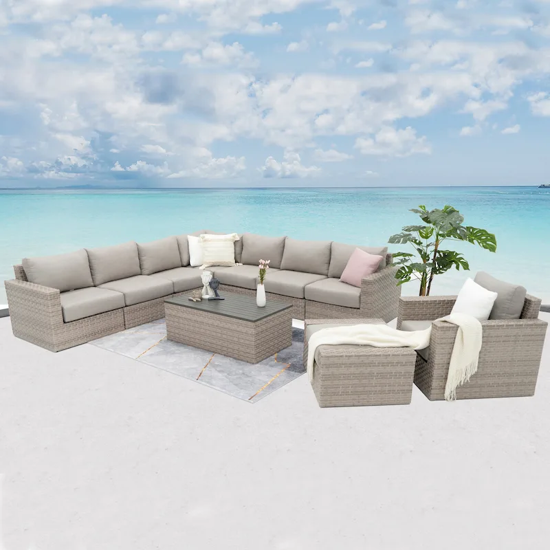 Avalon Bay 10-piece Deep Seating Sectional