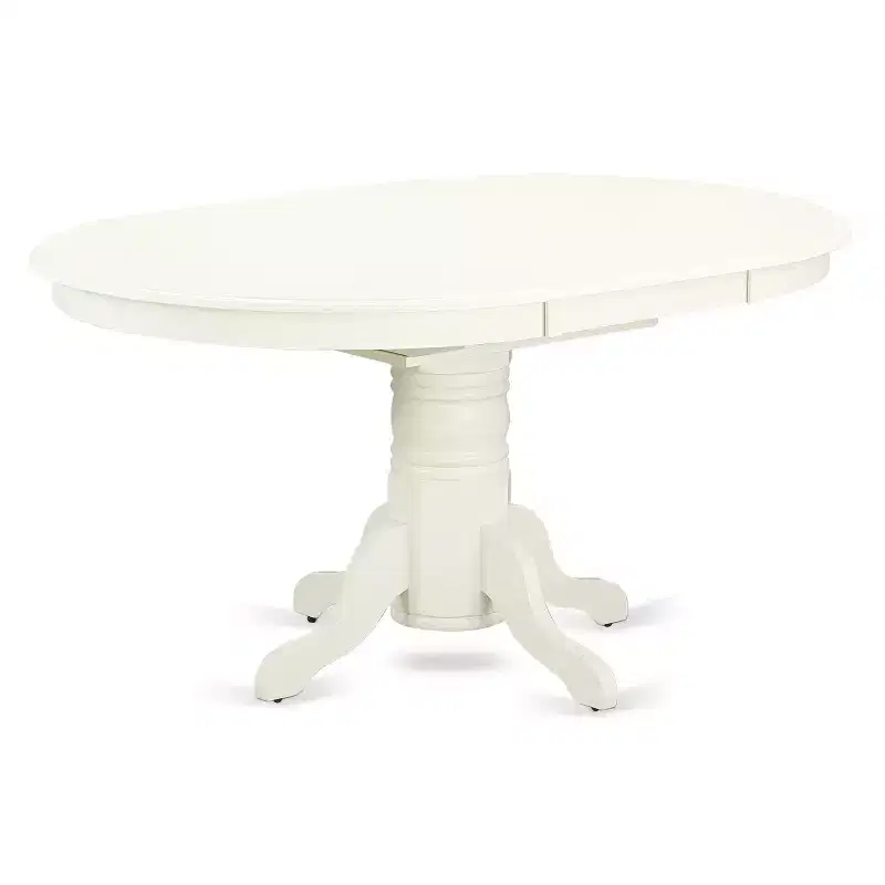 Wood 7 Piece Dining Table Set Saddle Brown Butterfly Leaf Table