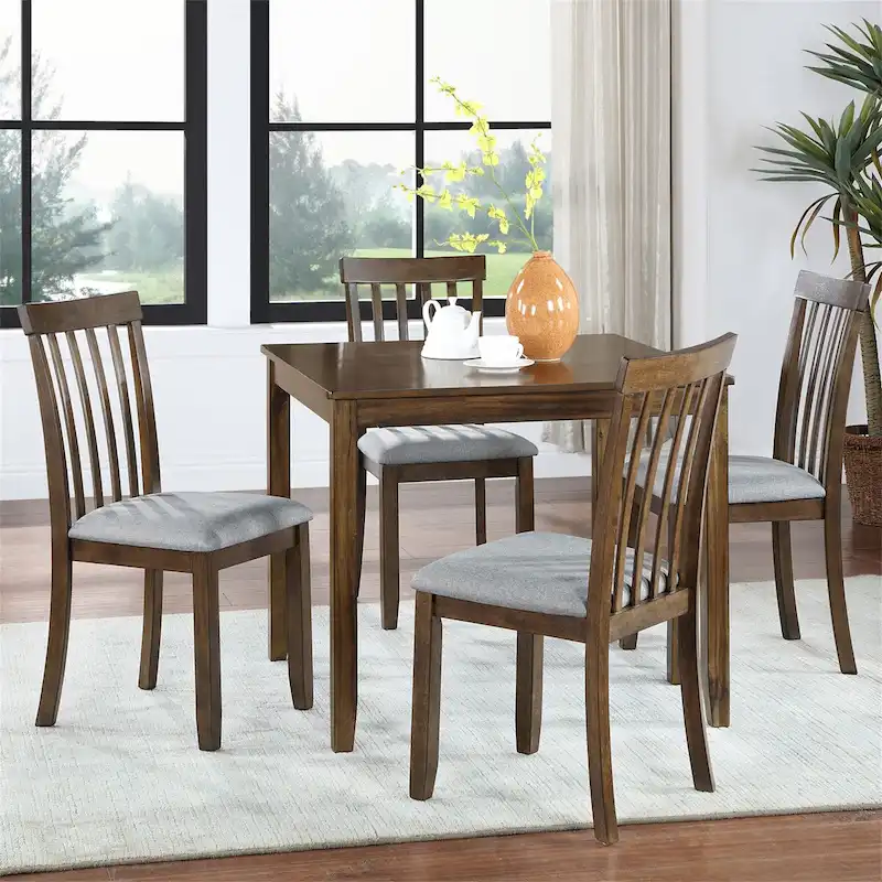 Wooden Dining Rectangular Table for 4