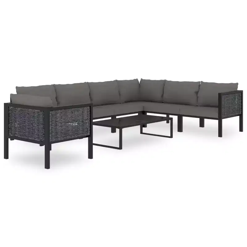 vidaXL Garden Lounge Set Anthracite, Dark gray