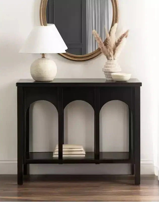 Console Table, 36x13x30, Black