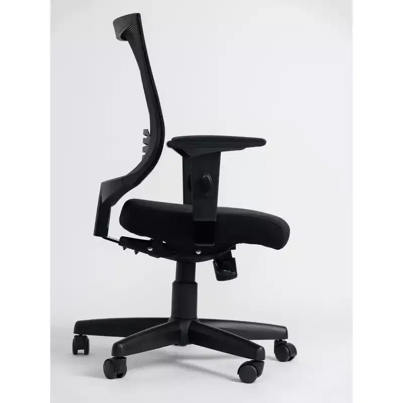 HomeStock 47 in.H Adjustable Height Brown Faux Leather Seat Material with Adjustable Tilt Ergonomic Office Chairs