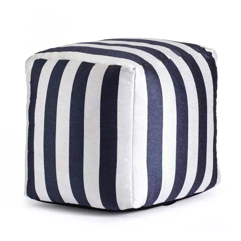 Cape May Indoor/Outdoor Pouf - Anji Mountain