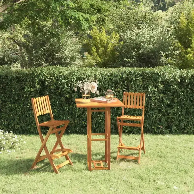 vidaXL Bistro Table 29.5x29.5x43.3 Solid Wood Acacia