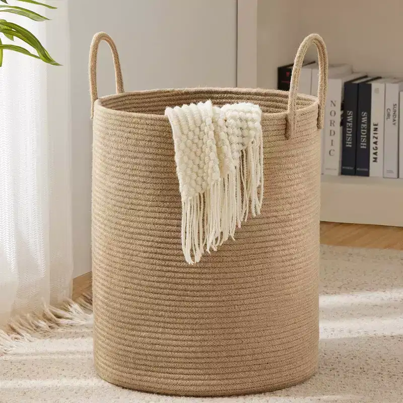 58L Tall Laundry Hamper Basket Baby Nursery