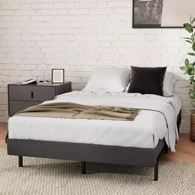 Zinus 5 Inch Full WonderBox(TM) Smart Box Spring, Quick Assembly Mattress Foundation, Durable Metal Frame, Grey