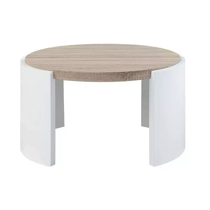 Acme Furniture Zoma Coffee Table White/Oak Finish