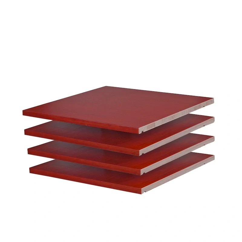 100% Solid Wood of 4 Small Shelves for Family Wardrobe Armoires