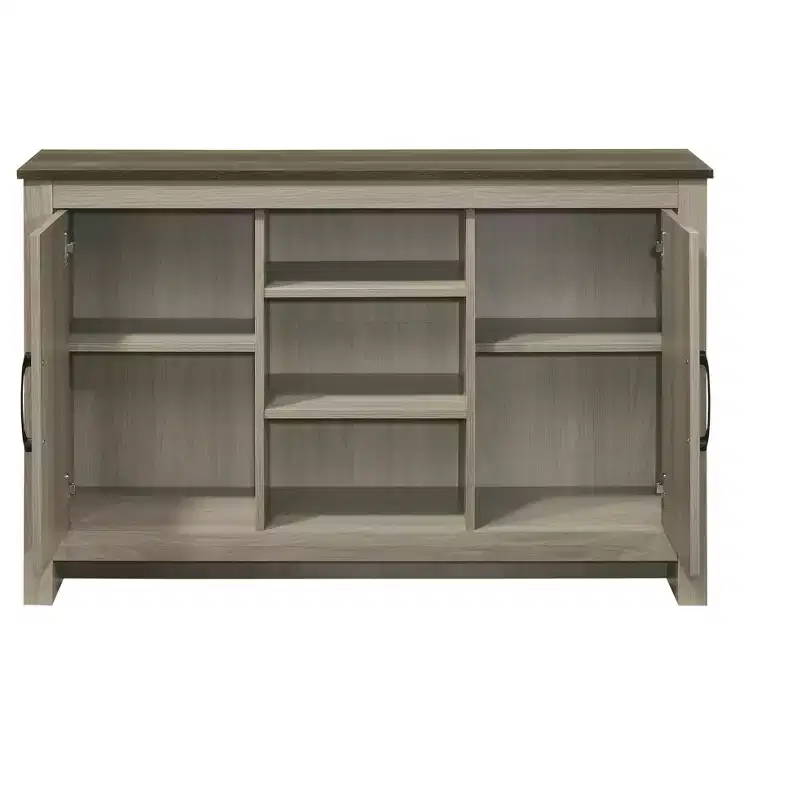 GDFStudio Elvis 2 Door 47W Wood Cabinet with Shelves