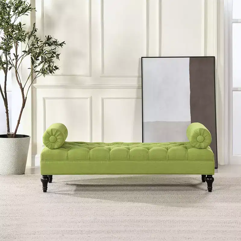 Bolster Arm Entryway Bench
