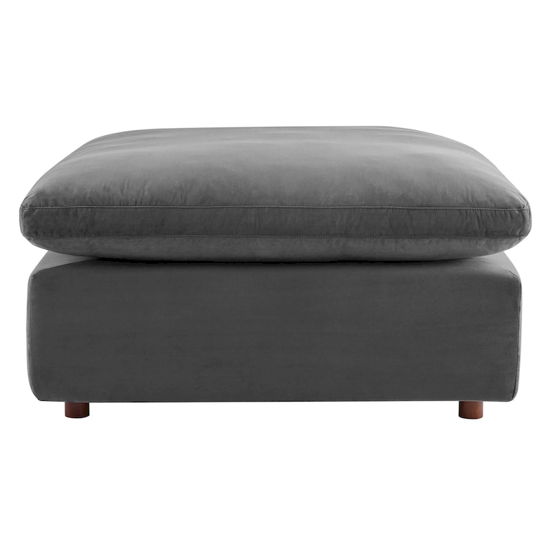 Commix Down Filled Overstuffed Velvet 6-Piece Sectional Sofa