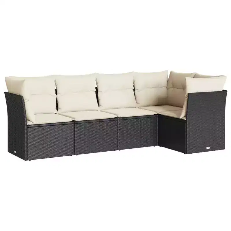 vidaXL Outdoor Sofa Set with Cushions - Multiple Colors