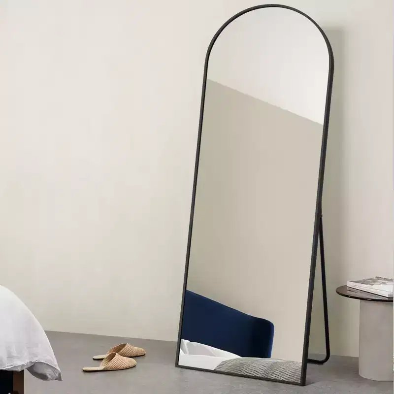 Metal Framed Arch Full Length Mirror