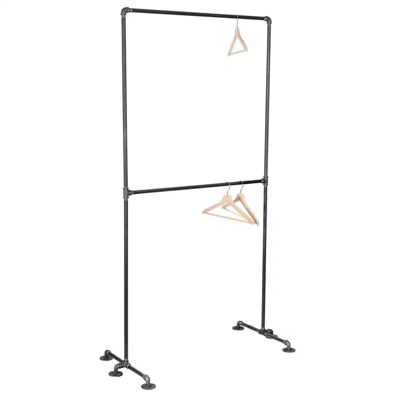 Freestanding Double Clothing Rack by