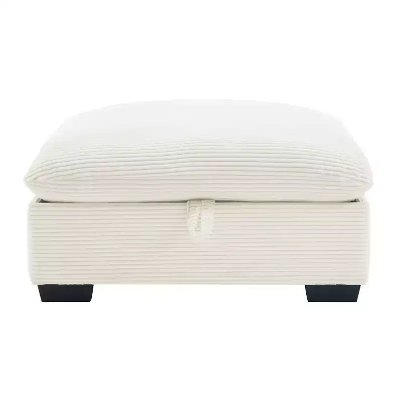 Christopher Knight Home Nelly 36.6 Corduroy Storage Ottoman Footrest