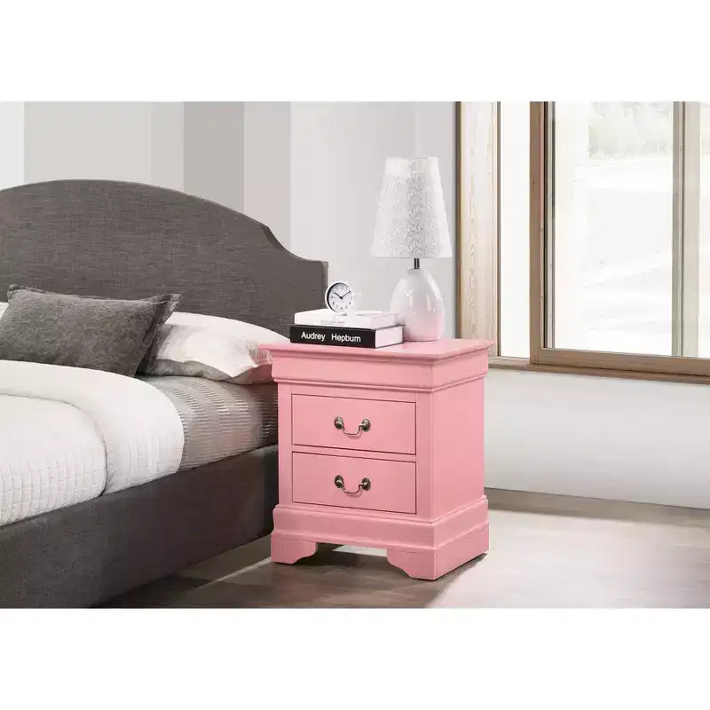 2-Drawer Nightstand (24 in. H X 21 in. W X 16 in. D)