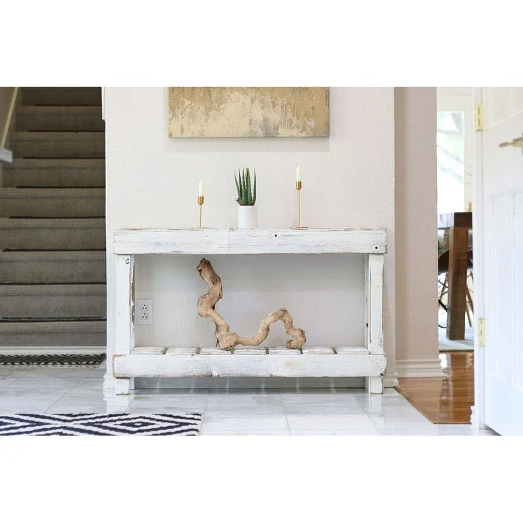 Reclaimed Wood Console Table 46