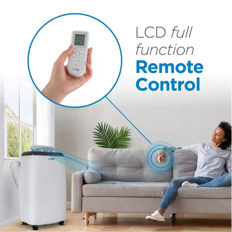 COMMERCIAL COOL Heating Portable Air Conditioner with Remote Control