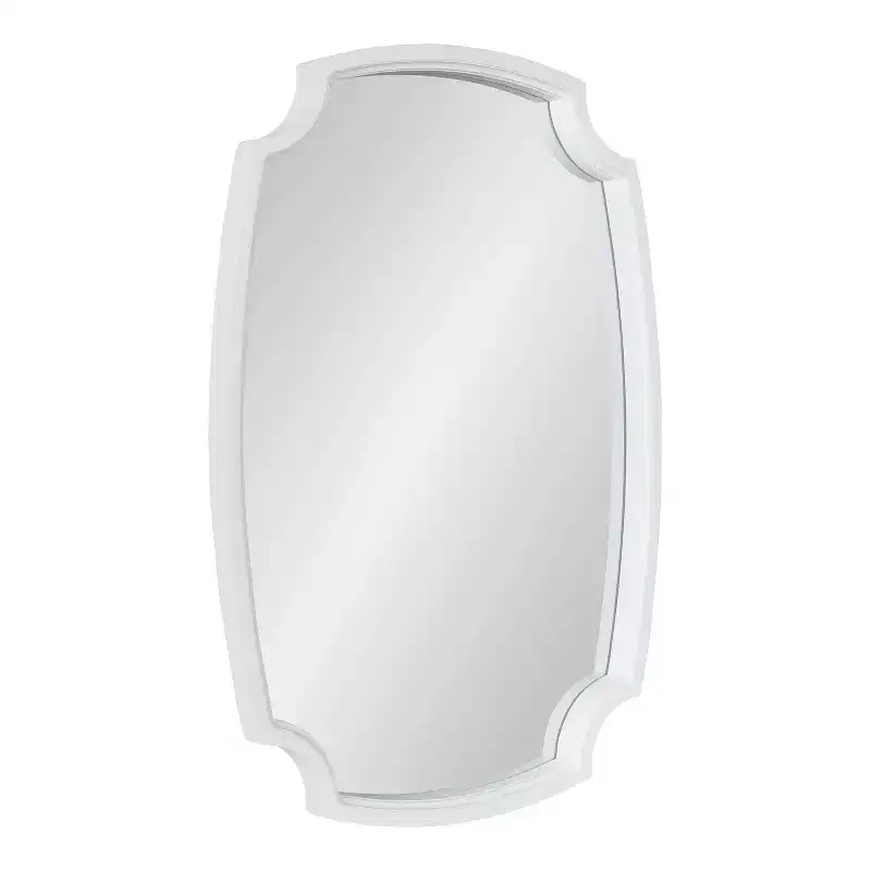 21 x 32 Orianne Scallop Wall Mirror - Kate & Laurel All Things Decor