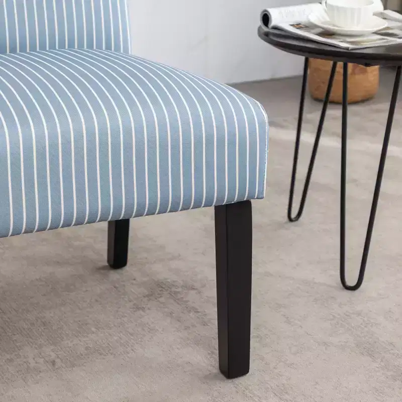 Upholstered Accent Chair, Blue