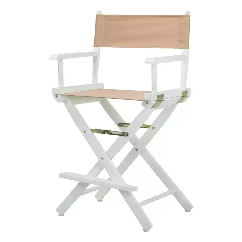Counter-Height Director's Chair - White Frame