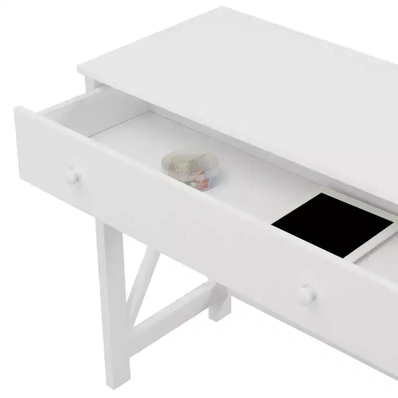 29 in Black Particle Board Computer Desk