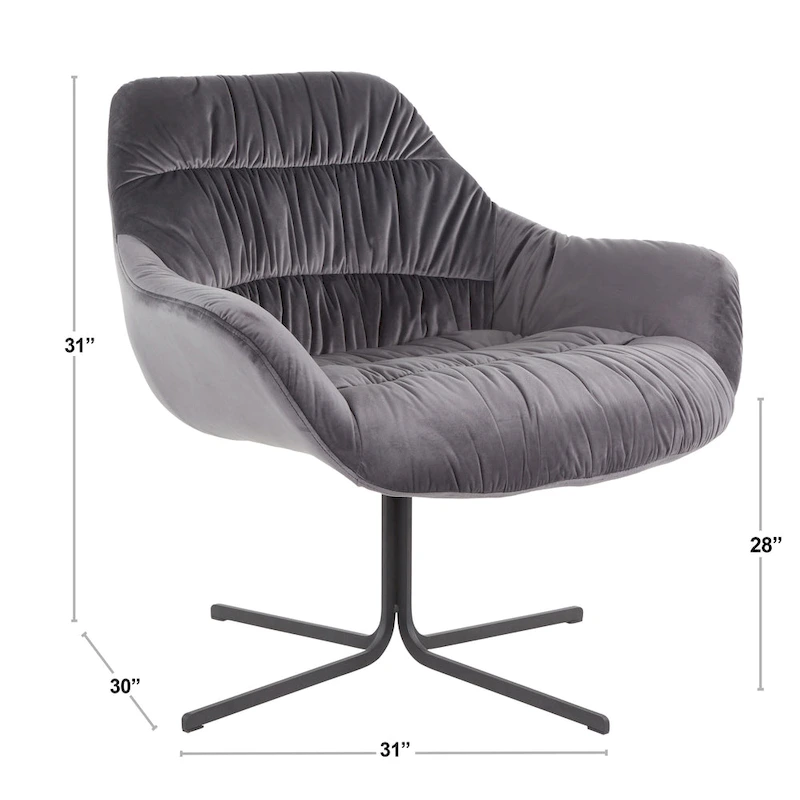 Carson Carrington Wayne Swivel Lounge Chair