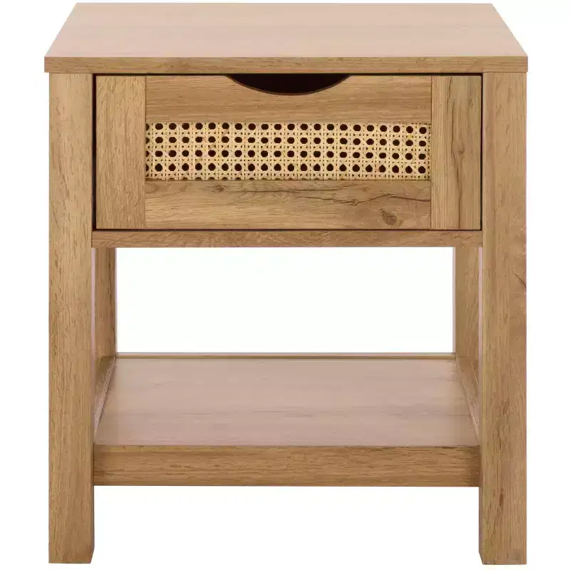 Seeley 1 Drawer Nightstand - NST3106 - Oak - Safavieh