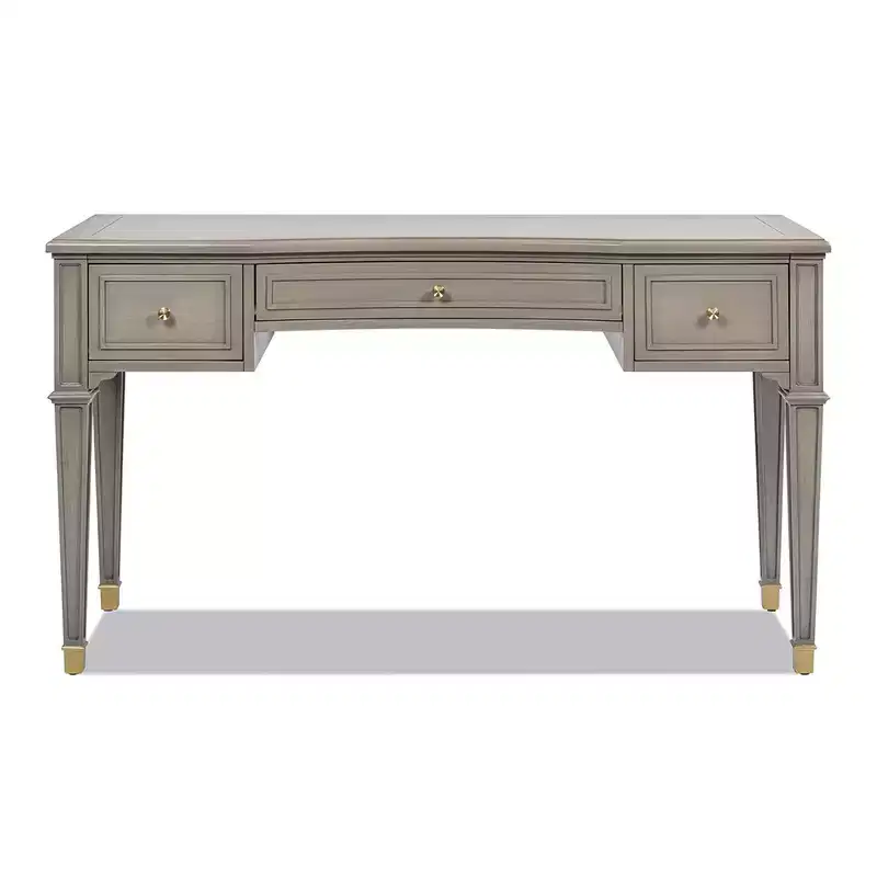 Jennifer Taylor Home Dauphin 55 3-Drawer Wood Executive Desk