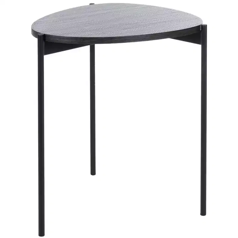 Sven Side Table – Dark Grey Oak/Black