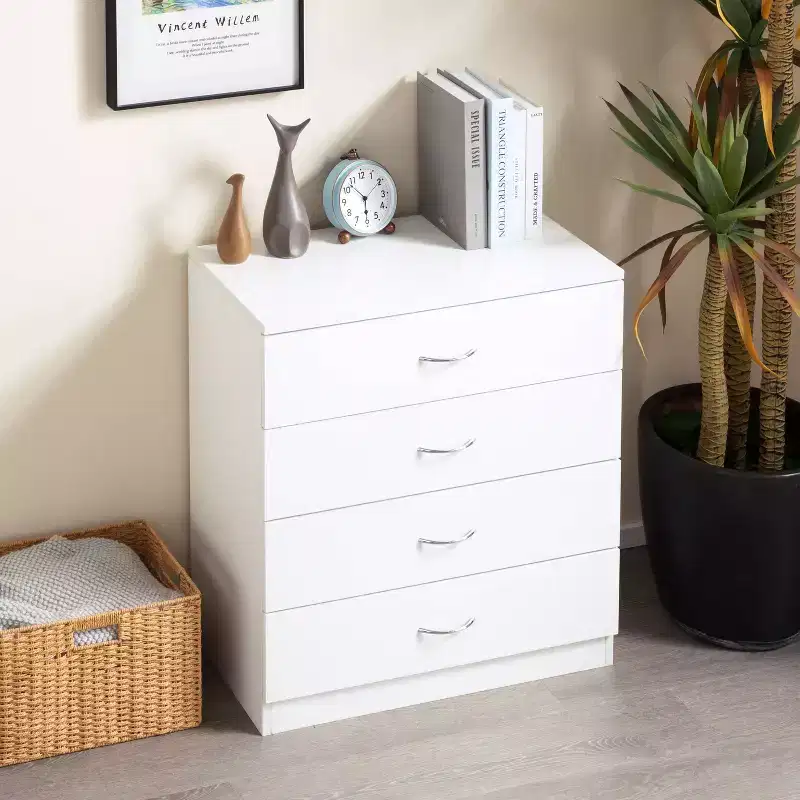 4-Drawer Storage Chest | Clean Lines, Space-Saving for Entryway & Bedroom