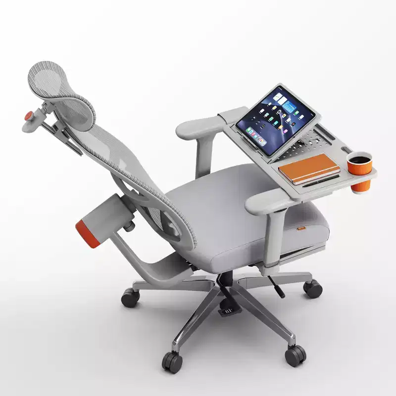 Newtral Magich-GPro Home Office Chair with Footrest - 4D Armrest - MAGICH-GPRO+LAPD-GRAY