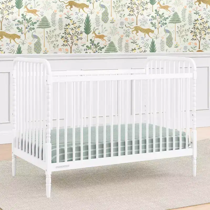 Wood 4-in-1 Convertible Baby Crib 55''W x 30.5''D x 41''H