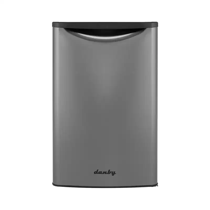 Danby 4.4 cu. ft. Contemporary Classic Compact Fridge in Black Stainless Steel Look DCR044A4BBSL