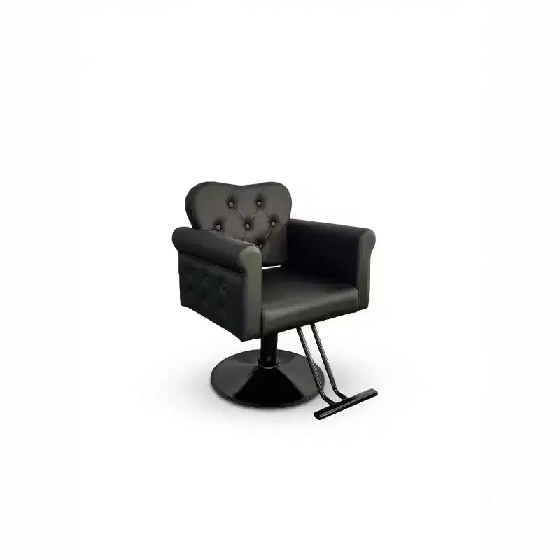 Salon Recliner Chair, 360 Swivel, Ergonomic Design, Sturdy Metal Round Base, Easy to Clean, Supports 330 LBS, for Home, Living Room