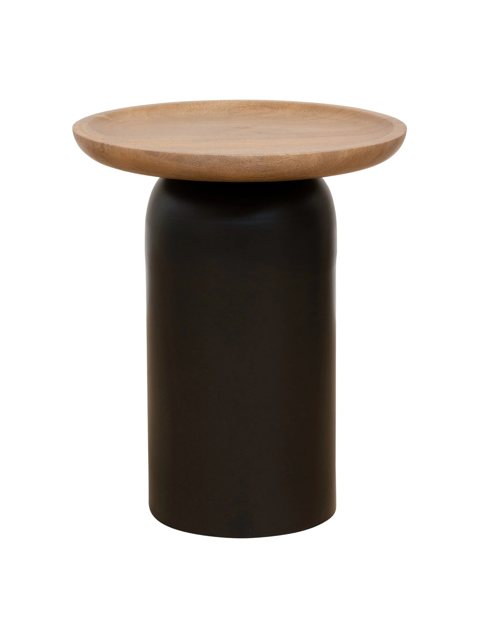 Contemporary Wood Side Table for Living Room