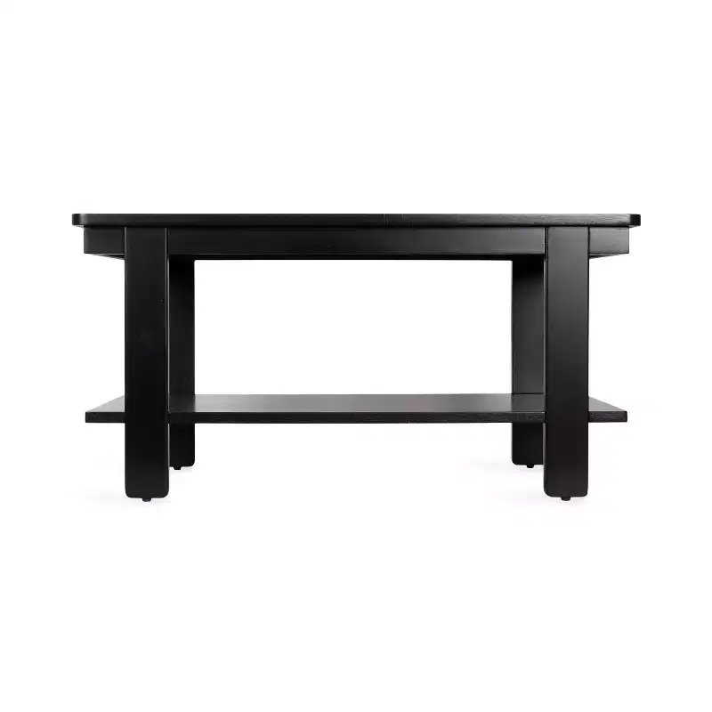 Wood Two-Tier Coffee Table 36''W x 20''D x 18.5''H