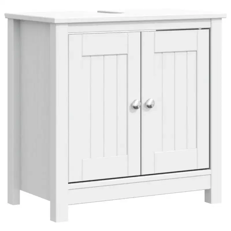 vidaXL BERG Bathroom Sink Cabinet Vanity Cabinet Cupboard Solid Wood Pine