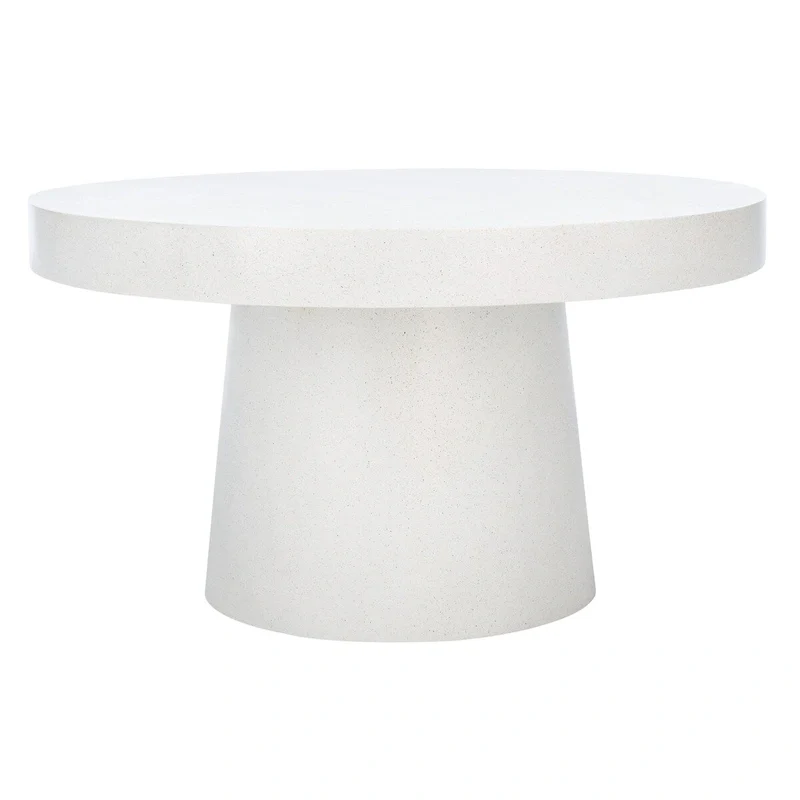 Berenice Paper Mache Round Coffee Table - 31.6 W x 31.6 L x 17.8 H - 32Wx32Dx18H